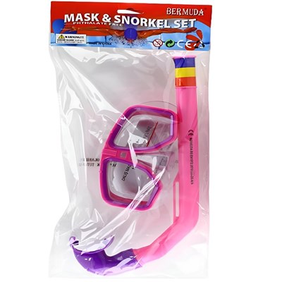 Bermuda Snorkel Maske Set Ak405-140 Pvc
