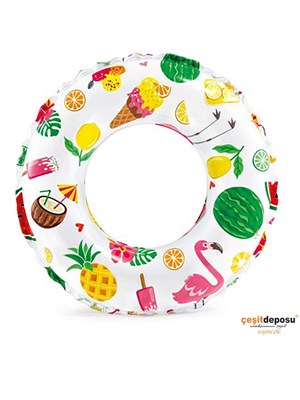 İntex 59241np Desenli Simit 61cm