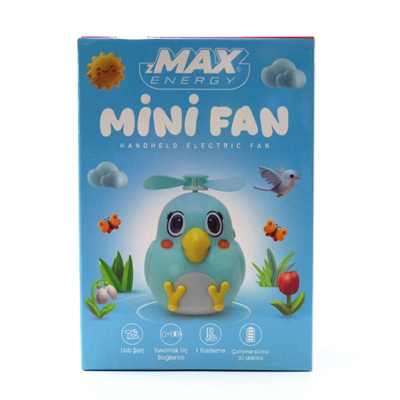 Şarjlı 7804 Mini Vantilatör Fan