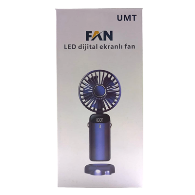 Şarjlı Umt457a Katlanır Dijital Vantilatör Fan