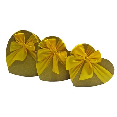 Kalpli K1209 Simli Desenli Hediye Kutusu 3lü