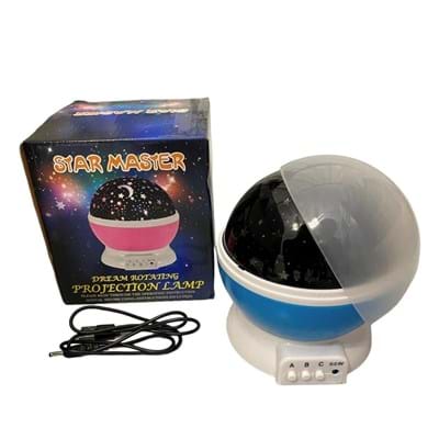 Kutulu Bent205 Yıldızlı Projeksiyon Gece Lambası