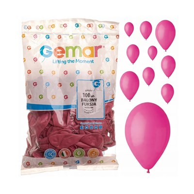 Balon Gemar Fushsia 10inch 100lü