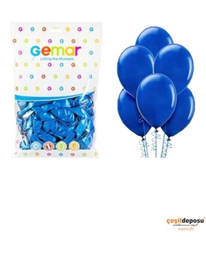 Balon Gemar Mavi 10ınch 100lü