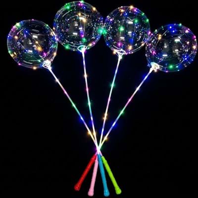 Işıklı Balon Pil Dahil Komple Set İthal