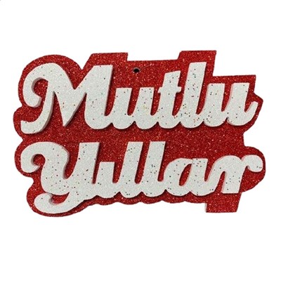 Mutlu Yıllar Adg6465 Strafor Yazı By Boy