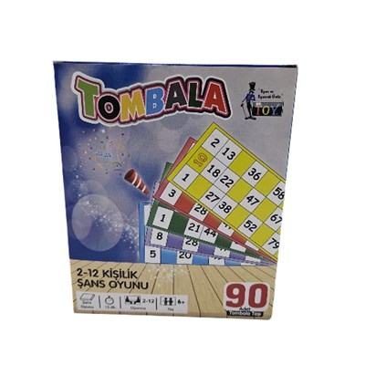 Nostalji 1582 Tombala Oyunu Renkli