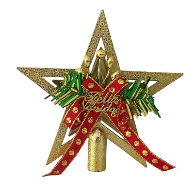 Poşette Adg8012 Gold Yıldız Ağaç Tepesi