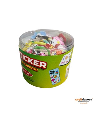 3d 0813 Sticker Çıkart ve Yapıştır 150li