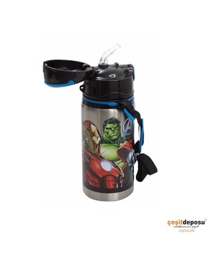 Matara 42088 Çelik Avengers Karakter 500ml Pipetli