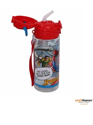 Matara 42532 Spiderman Baskılı 500ml Pipetli