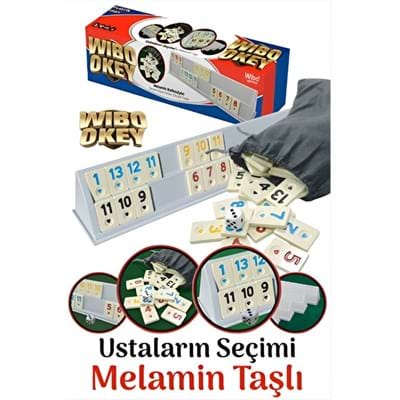 Wibo Okey Oyunu Melamin Taşlı