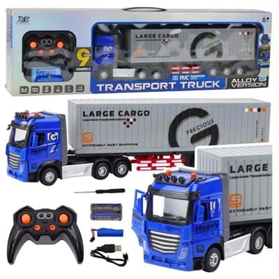 Şarjlı 848b5 U/k F/f Metal Işıklı Sesli Tır 1:24