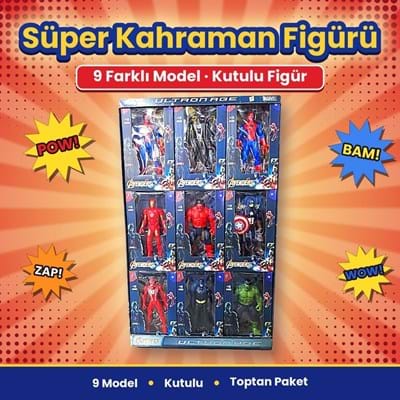Karakter 2156-11 Figürler 9lu Seri Stand Işıklı