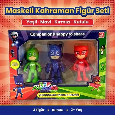 Kutulu 2042 Savaşçı Karakterler 3lü Set
