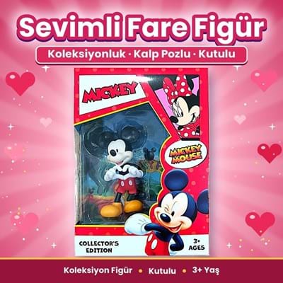 Kutulu 8004 Sevimli Fare Figür