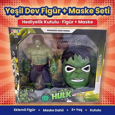 Savaşçı 88026 Hlk Karakter Maske Işıklı Sesli Set