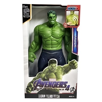 Savaşçı 8818-1 Karakter Sesli Yeşil Dev Adam