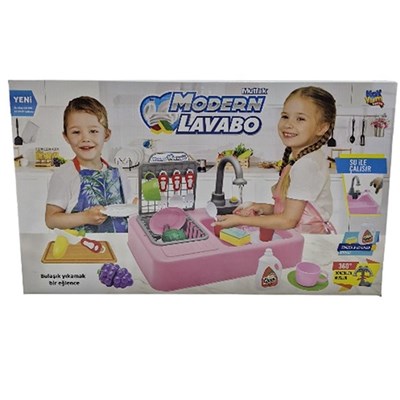 Kayyum 7020p Pilli Modern Mutfak Lavabo Pembe