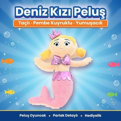 Pufu 04028 Bebek 55cm Deniz Kızı