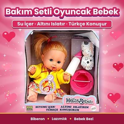 Melis 660238 Altını Islatan Türkçe Konuşan 34cm