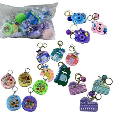 Anahtarlık 4 Farklı Karma Model 24lü