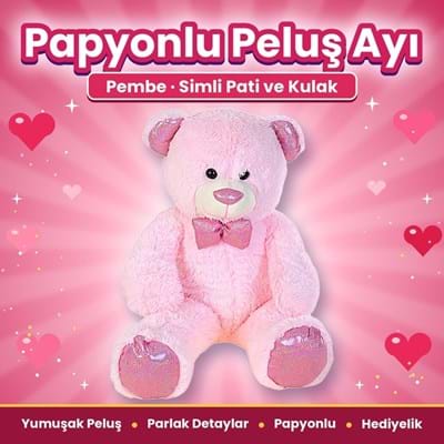 Halley 62710 Peluş 100cm Uzun Parlak Ayı