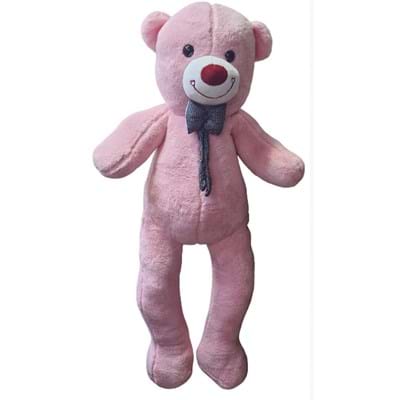 Peluş 160cm Papyonlu Pembe Uzun Ayı