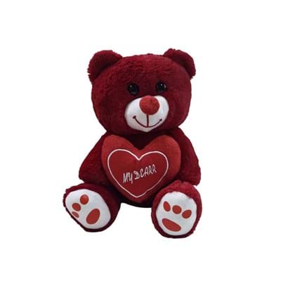 Peluş 30cm Kalpli Ayıcık Bc3030