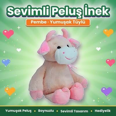 Halley 62466 Peluş 50cm İnek