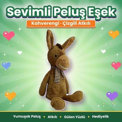 Halley 62487 Peluş 35cm Gülen Eşek