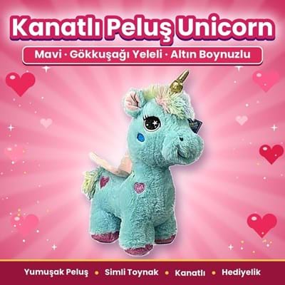 Halley 63039 Peluş 55cm Dört Ayak Boynuzlu At