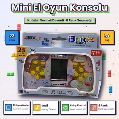 Nostaljik Tetris Clkn2598 Figürlü Desen