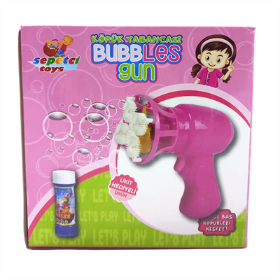 Pilli 948 Çok Delikli Köpük Atan Tabanca Pembe