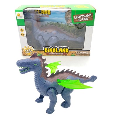 Pilli Işıklı Sesli 6909b Yürüyen Dinazor