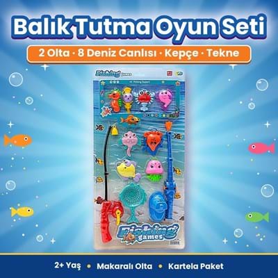 Kartela Hl3008 İkili Olta Balık Tutma Oyunu