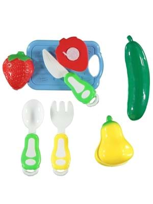 Urt007-pvc1ab Kesilebilen 3pcs Sebze ve Meyve Seti