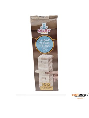 Dilay 6001 Ahşap Denge Oyunu 54pcs