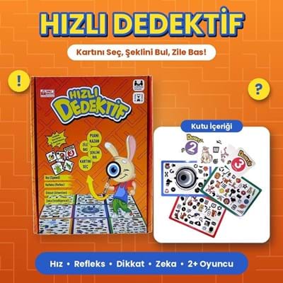 Kutulu 0453 Hızlı Dedektif Oyunu