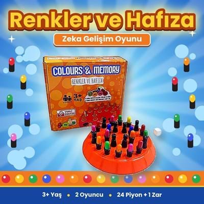 Renkler ve Hafıza 2267 Zeka Gelişim Oyunu