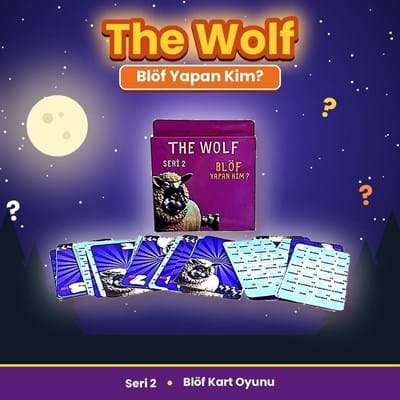 The Wolf Blöf Yapan Kim Kart Oyunu 12li