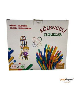 Eğlenceli Bambu Çubuklar Blok 300pcs