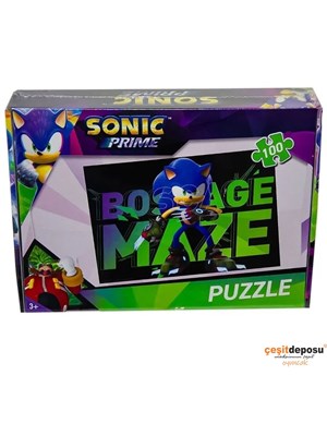 Sonic 100 Parça Kutu Puzzle