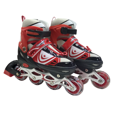Paten Işıklı 8801 Small 31-34 Kırmızı Dikişli